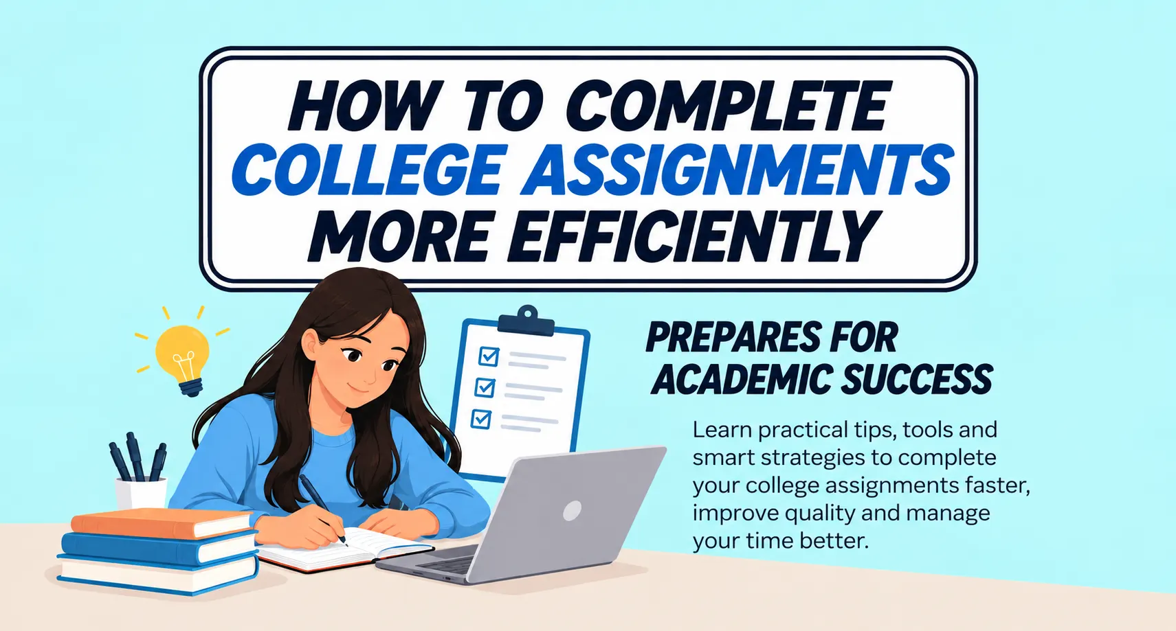 How to Complete College Assignments More Efficiently