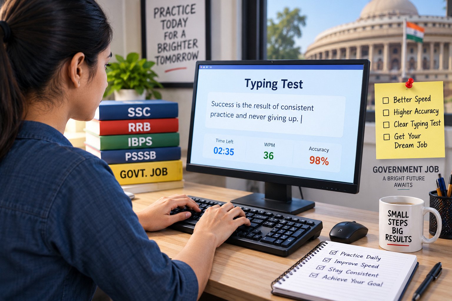 How to Clear a Typing Test for Government Competitive Exams