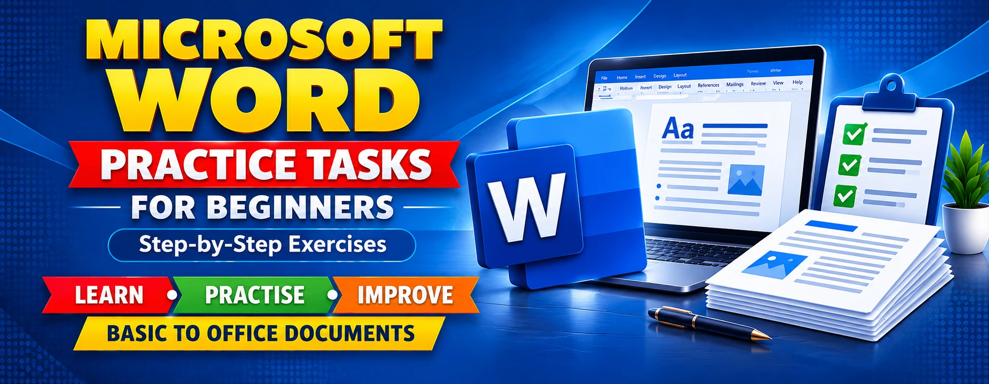 Microsoft Word Practice Tasks for Beginners